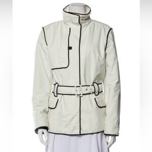 Prada White Belted Ski Jacket